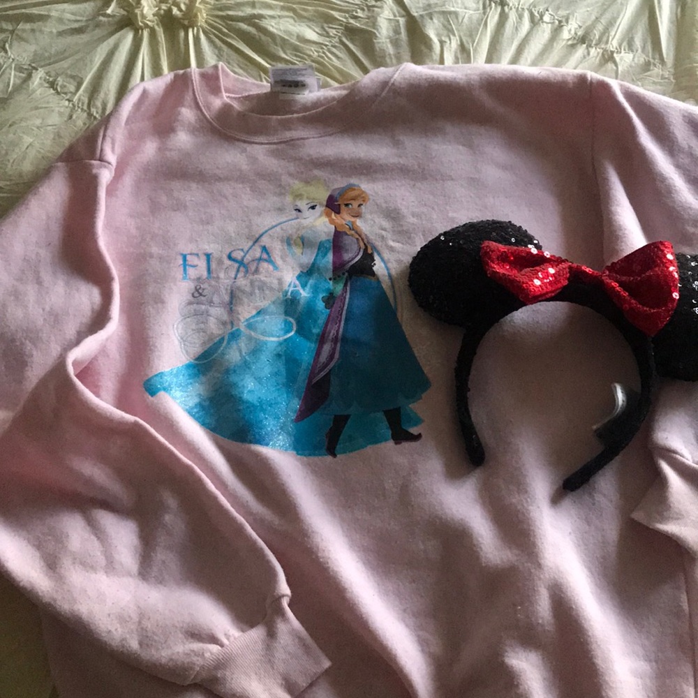 Frozen pink sweatshirt 🎀❄️🏰
